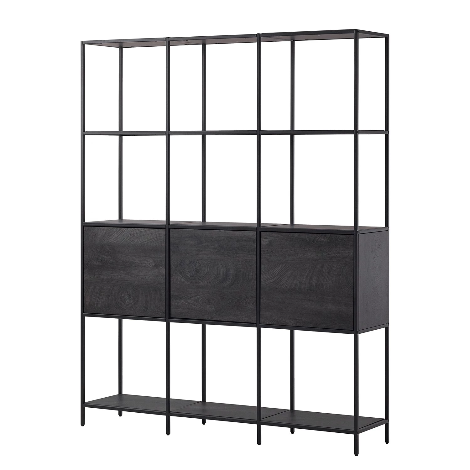 Fredriks Étagère Meon III - Chêne gris - Largeur : 150 cm 1 Fredriks Étagère Meon III - Chêne gris - Largeur : 150 cm