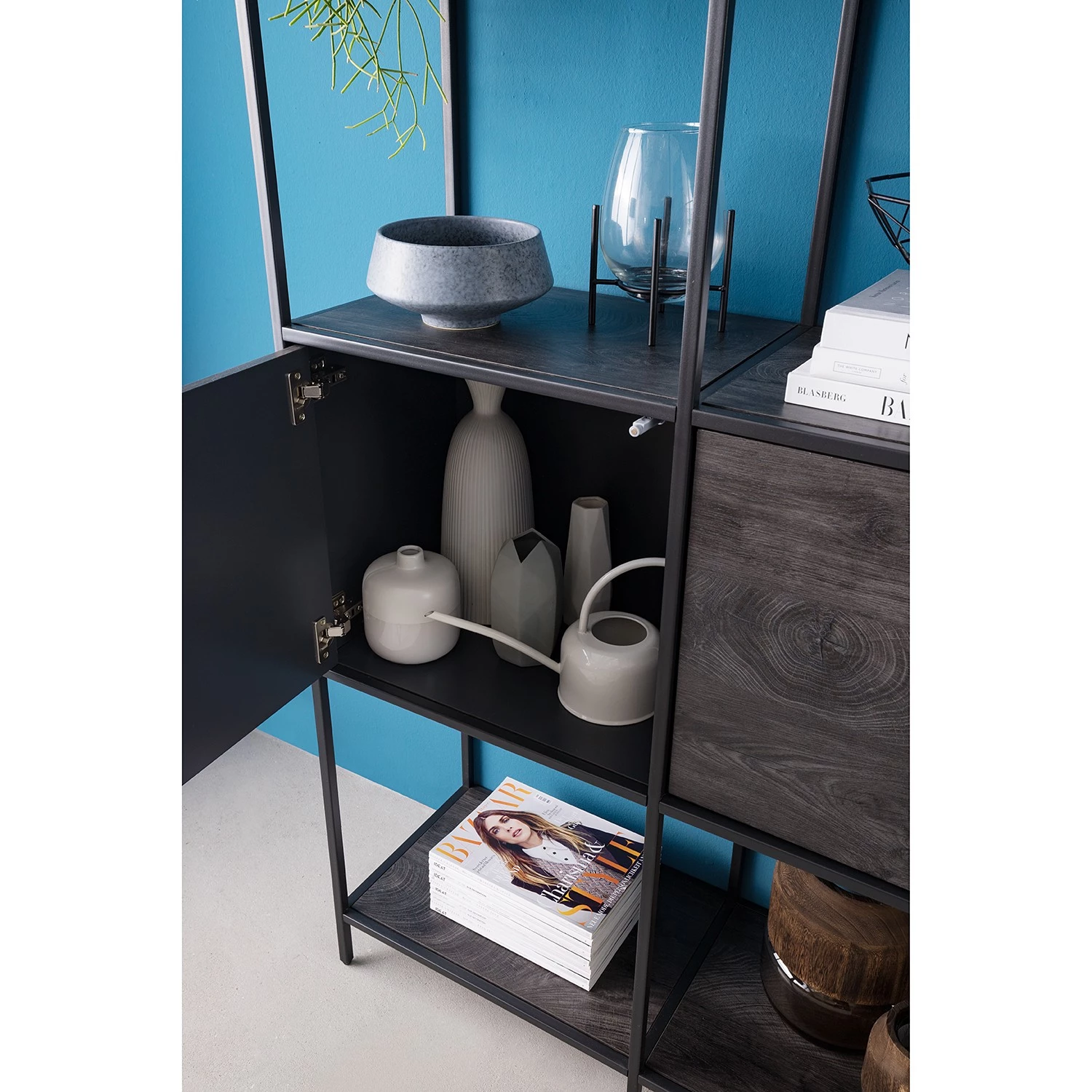 Fredriks Étagère Meon III - Chêne gris - Largeur : 150 cm 10 Fredriks Étagère Meon III - Chêne gris - Largeur : 150 cm – Image 10