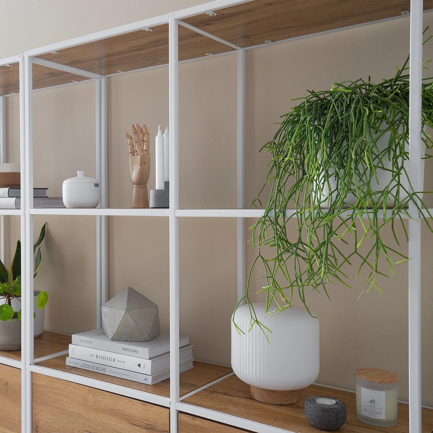 Fredriks Étagère Meon III - Imitation chêne - Largeur : 101 cm 13 Fredriks Étagère Meon III - Imitation chêne - Largeur : 101 cm – Image 13