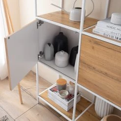 Fredriks Étagère Meon III - Imitation chêne - Largeur : 101 cm 41 Fredriks Étagère Meon III - Imitation chêne - Largeur : 101 cm -Meubles de salle à manger Soldes Magasin 1000213233 201124 10312000021 DETAILS P000000001000213233