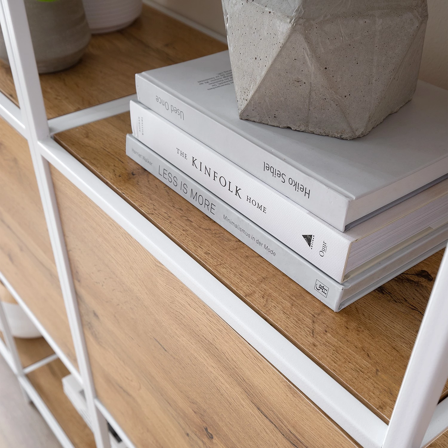 Fredriks Étagère Meon III - Imitation chêne - Largeur : 101 cm 23 Fredriks Étagère Meon III - Imitation chêne - Largeur : 101 cm – Image 23