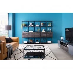 Fredriks Étagère Meon III - Chêne gris - Largeur : 101 cm 26 Fredriks Étagère Meon III - Chêne gris - Largeur : 101 cm -Meubles de salle à manger Soldes Magasin 1000213234 210104 13264800009 MOOD DETAILS P000000001000213234 mood