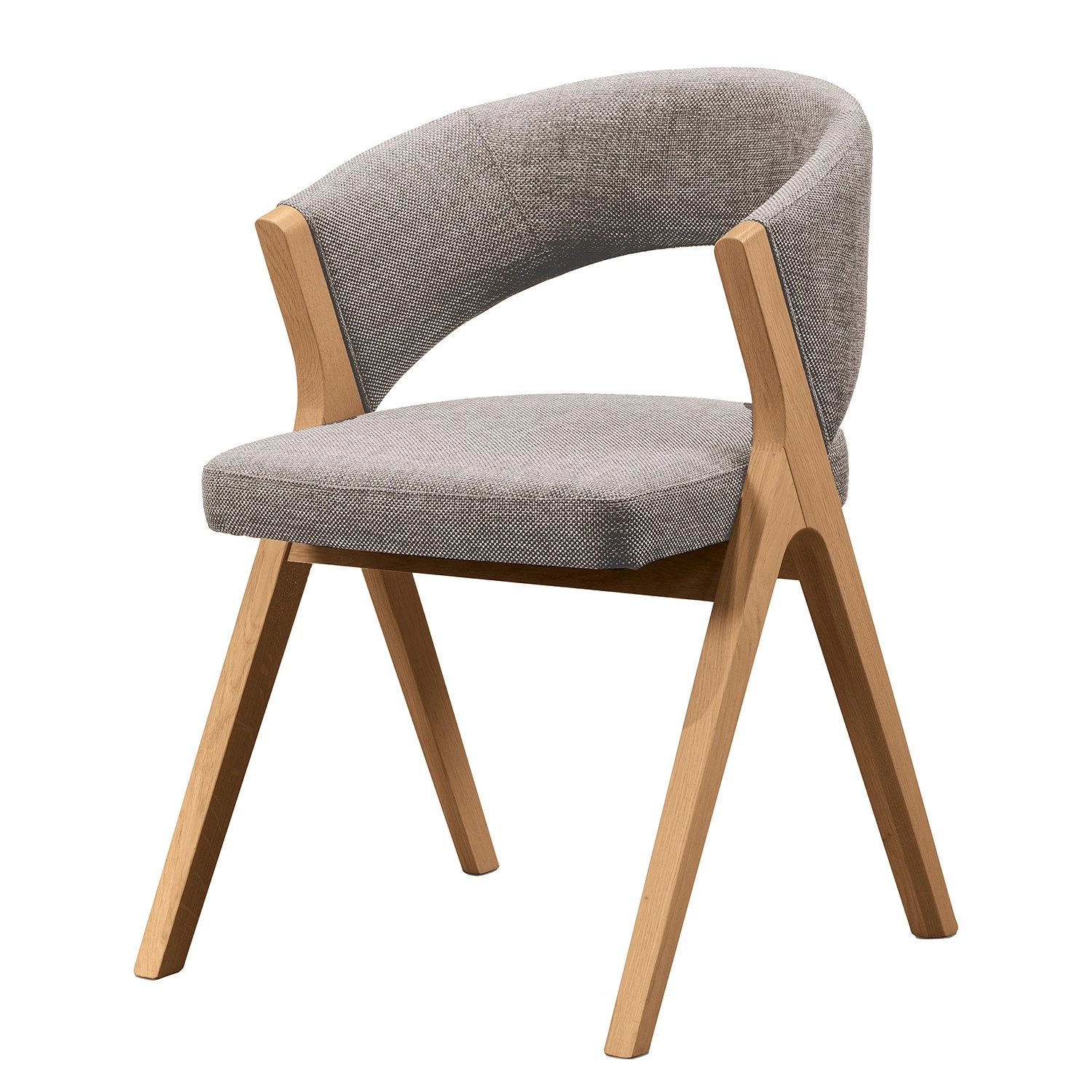 GWINNER Chaise à accoudoirs Susann - Tissu Florida : 118 Greige 1 GWINNER Chaise à accoudoirs Susann - Tissu Florida : 118 Greige