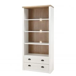 Norrwood Étagère Proville III - Imitation chêne blanc / Imitation chêne