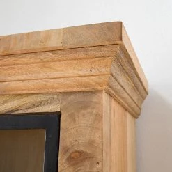 Maison Belfort Buffet Vianne - Manguier massif / Métal - Manguier / Noir -Meubles de salle à manger Soldes Magasin 1000214037 210311 11144500012 DETAILS P000000001000214037