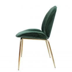 Kayoom Chaises capitonnées Charlize (lot de 2) - Velours / Métal - Laiton - Vert 10 Kayoom Chaises capitonnées Charlize (lot de 2) - Velours / Métal - Laiton - Vert -Meubles de salle à manger Soldes Magasin 1000214137 200529 06023600004 DETAILS P000000001000214137