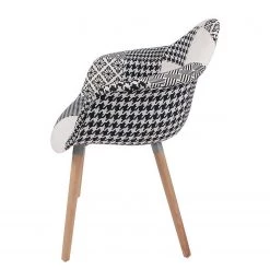 Kayoom Chaises à accoudoirs Dave (lot de 2) - Tissu / Hêtre massif - Noir / Blanc 10 Kayoom Chaises à accoudoirs Dave (lot de 2) - Tissu / Hêtre massif - Noir / Blanc -Meubles de salle à manger Soldes Magasin 1000214187 200529 06033100067 DETAILS P000000001000214187