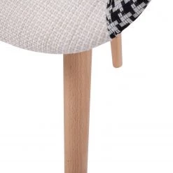 Kayoom Chaises à accoudoirs Dave (lot de 2) - Tissu / Hêtre massif - Noir / Blanc 12 Kayoom Chaises à accoudoirs Dave (lot de 2) - Tissu / Hêtre massif - Noir / Blanc -Meubles de salle à manger Soldes Magasin 1000214187 200529 06033500069 DETAILS P000000001000214187