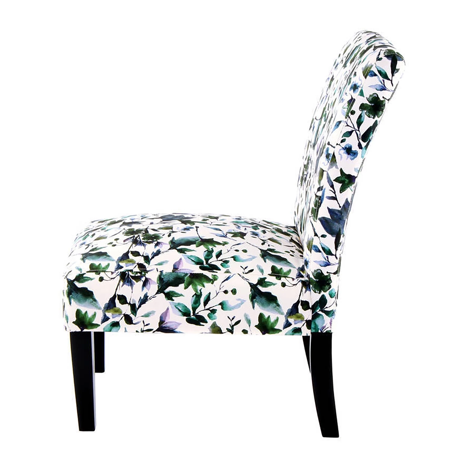 Kayoom Chaises capitonnées Indira II - Tissu / Hêtre massif - Noir / Vert et blanc 4 Kayoom Chaises capitonnées Indira II - Tissu / Hêtre massif - Noir / Vert et blanc – Image 4