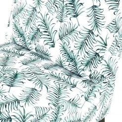 Kayoom Chaises capitonnées Indira V - Tissu / Hêtre massif - Noir / Vert et blanc -Meubles de salle à manger Soldes Magasin 1000214195 200529 06042800135 DETAILS P000000001000214195