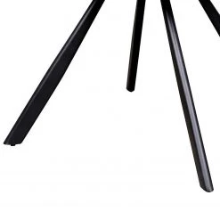 Kayoom Chaise à accoudoirs Eann - Velours / Fer - Noir - Gris -Meubles de salle à manger Soldes Magasin 1000214206 200529 06054200231 DETAILS P000000001000214206