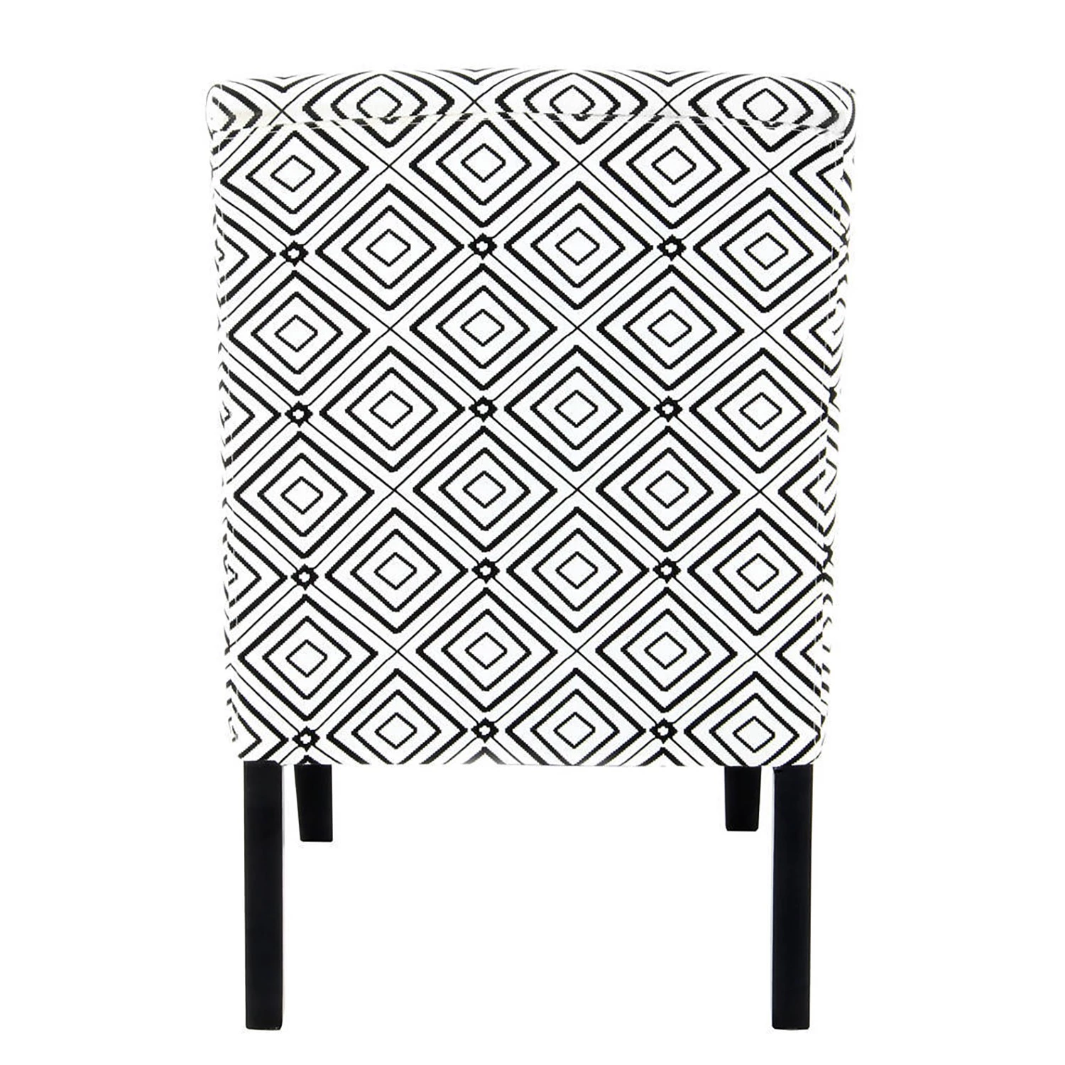 Kayoom Chaises capitonnées Indira III - Tissu / Hêtre massif - Noir / Blanc 5 Kayoom Chaises capitonnées Indira III - Tissu / Hêtre massif - Noir / Blanc – Image 5