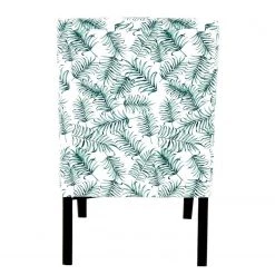 Kayoom Chaises capitonnées Indira I - Tissu / Hêtre massif - Noir / Vert et blanc -Meubles de salle à manger Soldes Magasin 1000214215 200529 06061500278 DETAILS P000000001000214215