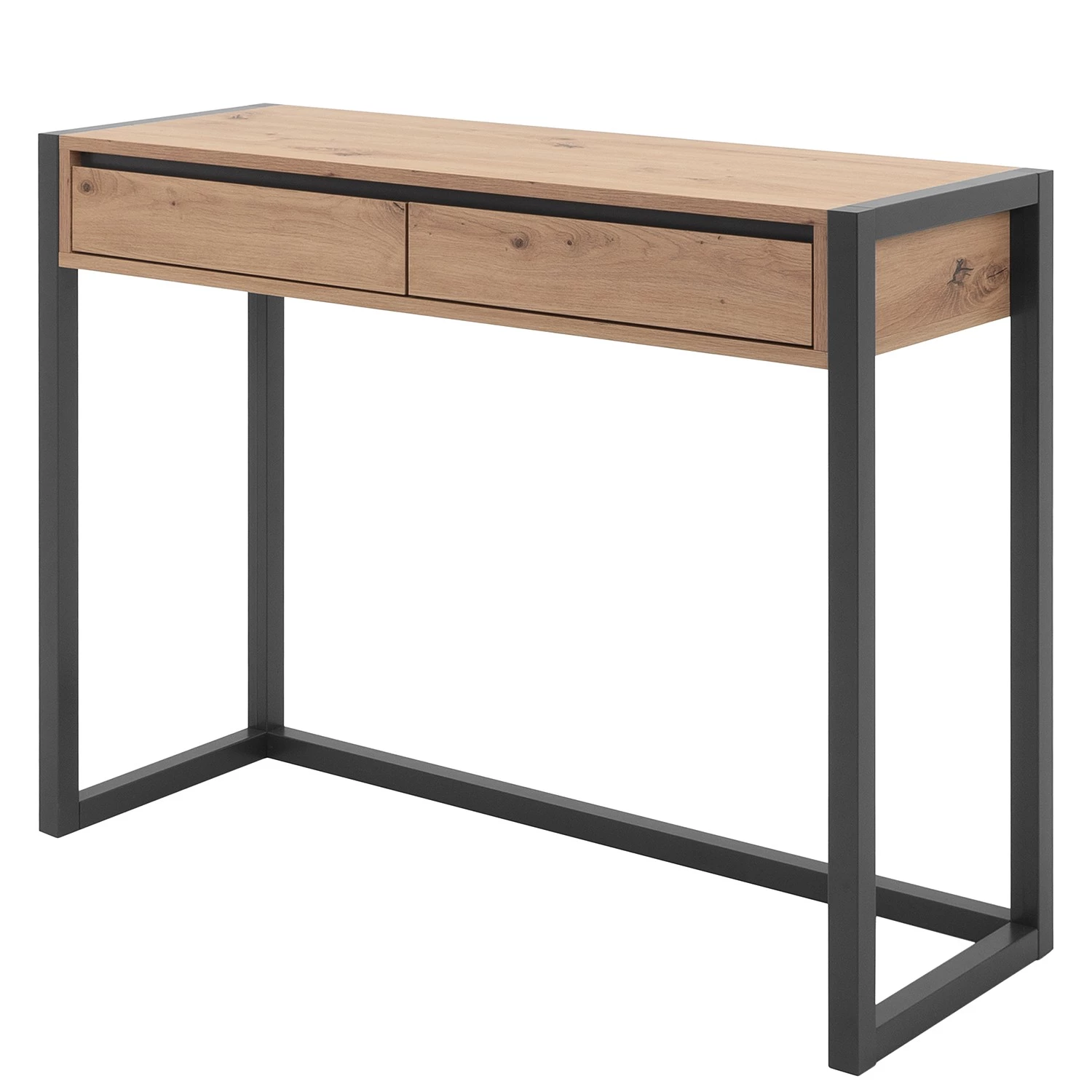 Red Living Console Denville - Imitation chêne artisan / Anthracite 1 Red Living Console Denville - Imitation chêne artisan / Anthracite