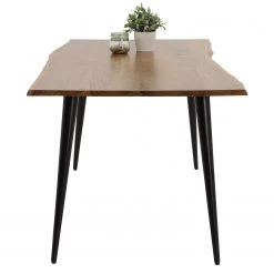 Norrwood Table Auberry - Acacia massif / Acier - Acacia / Noir mat - Largeur : 160 cm 6 Norrwood Table Auberry - Acacia massif / Acier - Acacia / Noir mat - Largeur : 160 cm -Meubles de salle à manger Soldes Magasin 1000214911 200604 14163500011 DETAILS P000000001000214911