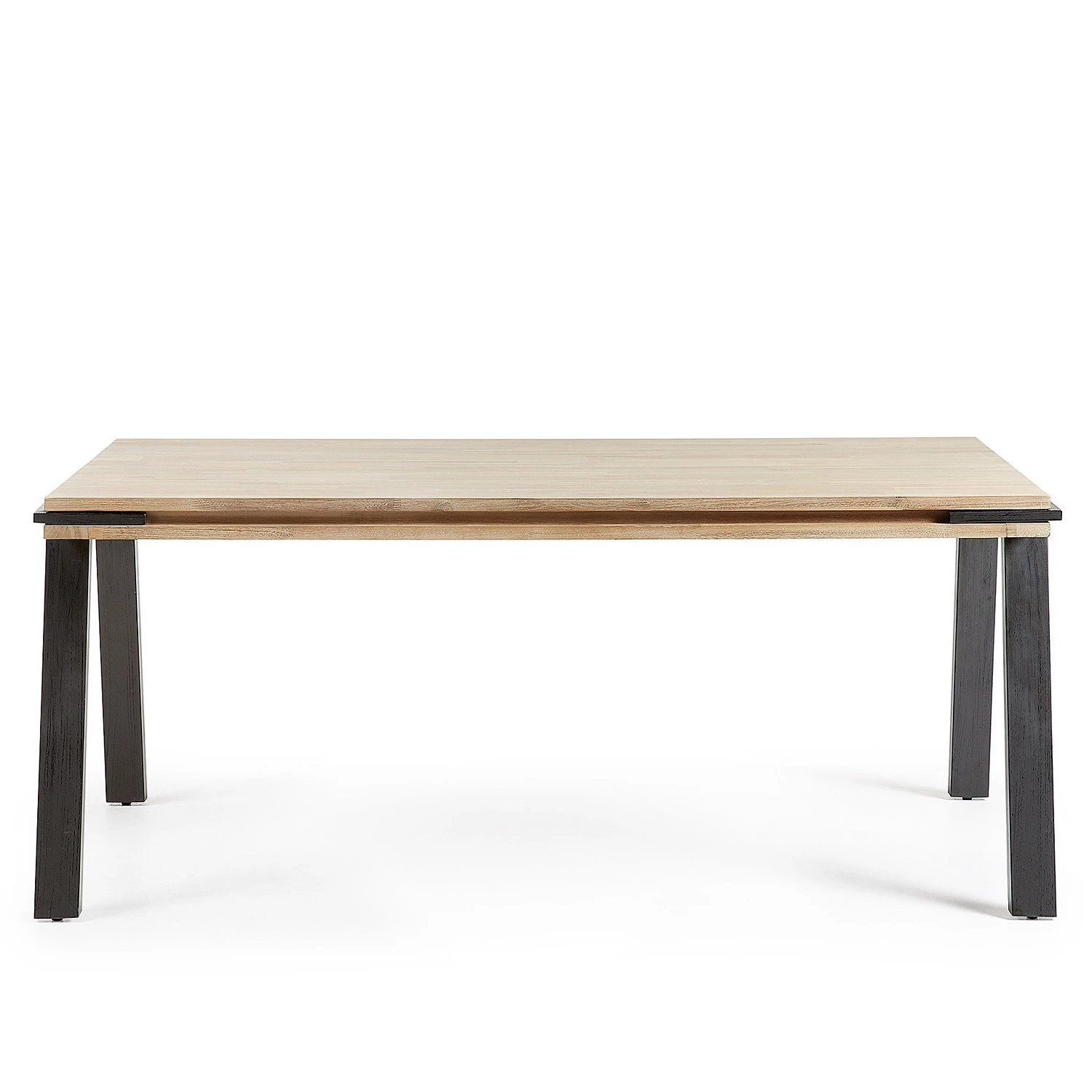 Norrwood Table Dades - Acacia massif / Acier - Acacia / Noir 2 Norrwood Table Dades - Acacia massif / Acier - Acacia / Noir – Image 2