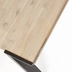 Norrwood Table Dades - Acacia massif / Acier - Acacia / Noir 7 Norrwood Table Dades - Acacia massif / Acier - Acacia / Noir -Meubles de salle à manger Soldes Magasin 1000214917 200608 06165200037 DETAILS P000000001000214917