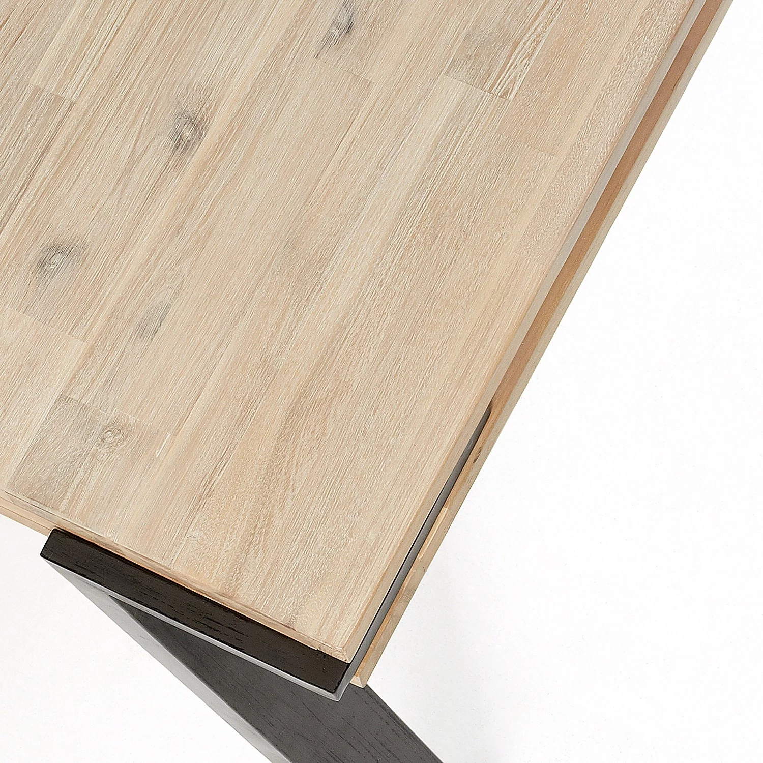 Norrwood Table Dades - Acacia massif / Acier - Acacia / Noir 3 Norrwood Table Dades - Acacia massif / Acier - Acacia / Noir – Image 3