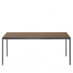 Norrwood Table extensible Narny - Noyer massif - Noyer - 160 x 90 cm -Meubles de salle à manger Soldes Magasin 1000214937 200608 06192000214 DETAILS P000000001000214937