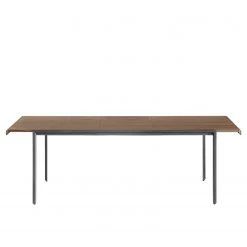 Norrwood Table extensible Narny - Noyer massif - Noyer - 160 x 90 cm -Meubles de salle à manger Soldes Magasin 1000214937 200608 06192100215 DETAILS P000000001000214937
