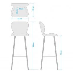Mørteens Chaises de bar Livaras (lot de 2) - Hévéa massif - Hévéa - Tissu Radis: Crème 41 Mørteens Chaises de bar Livaras (lot de 2) - Hévéa massif - Hévéa - Tissu Radis: Crème -Meubles de salle à manger Soldes Magasin 1000215110 201110 12553400013 SKETCH DETAILS P000000001000215110 sketch