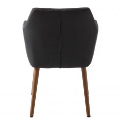 Mørteens Chaises à accoudoirs Nicholas XXL - Tissu Cors: Anthracite - 1 chaise -Meubles de salle à manger Soldes Magasin 1000215111 210115 06103600004 DETAILS P000000001000215111