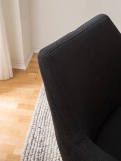 Mørteens Chaises à accoudoirs Nicholas XXL - Tissu Cors: Anthracite - 1 chaise -Meubles de salle à manger Soldes Magasin 1000215111 210126 12583300004 DETAILS P000000001000215111