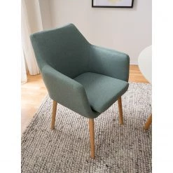 Mørteens Chaises à accoudoirs Nicholas XXL - Tissu Cors: Gris menthe - 1 chaise 14 Mørteens Chaises à accoudoirs Nicholas XXL - Tissu Cors: Gris menthe - 1 chaise -Meubles de salle à manger Soldes Magasin 1000215122 210126 12583500011 MOOD DETAILS P000000001000215122 mood
