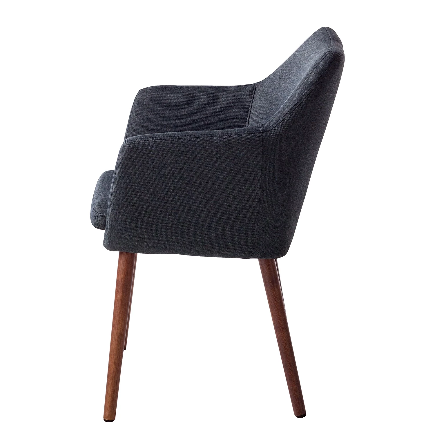 Mørteens Chaises à accoudoirs Nicholas I - Tissu Cors: Anthracite - 1 chaise 3 Mørteens Chaises à accoudoirs Nicholas I - Tissu Cors: Anthracite - 1 chaise – Image 3