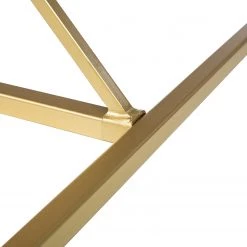 Jack & Alice Table Loga - Acacia massif / Fer - Acacia / Doré -Meubles de salle à manger Soldes Magasin 1000215561 210420 11083200021 DETAILS P000000001000215561