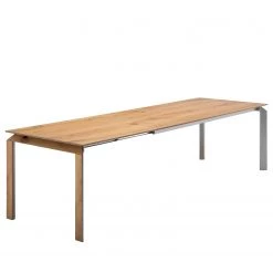 GWINNER Table Millsboro I - Poutres en chêne miel - Largeur : 160 cm - Extensible -Meubles de salle à manger Soldes Magasin 1000216115 200624 07031500003 DETAILS P000000001000216115
