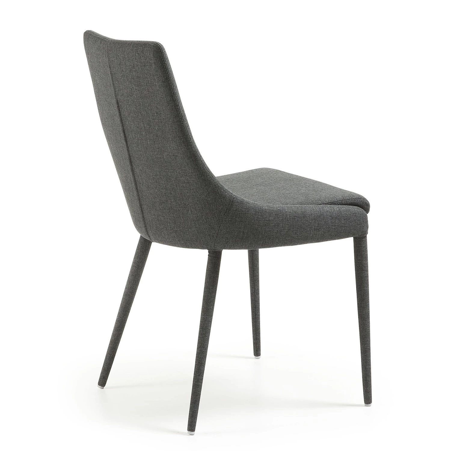 Loftscape Chaises capitonnées Doyline I (lot de 2) - Tissu / Acier - Gris foncé 3 Loftscape Chaises capitonnées Doyline I (lot de 2) - Tissu / Acier - Gris foncé – Image 3