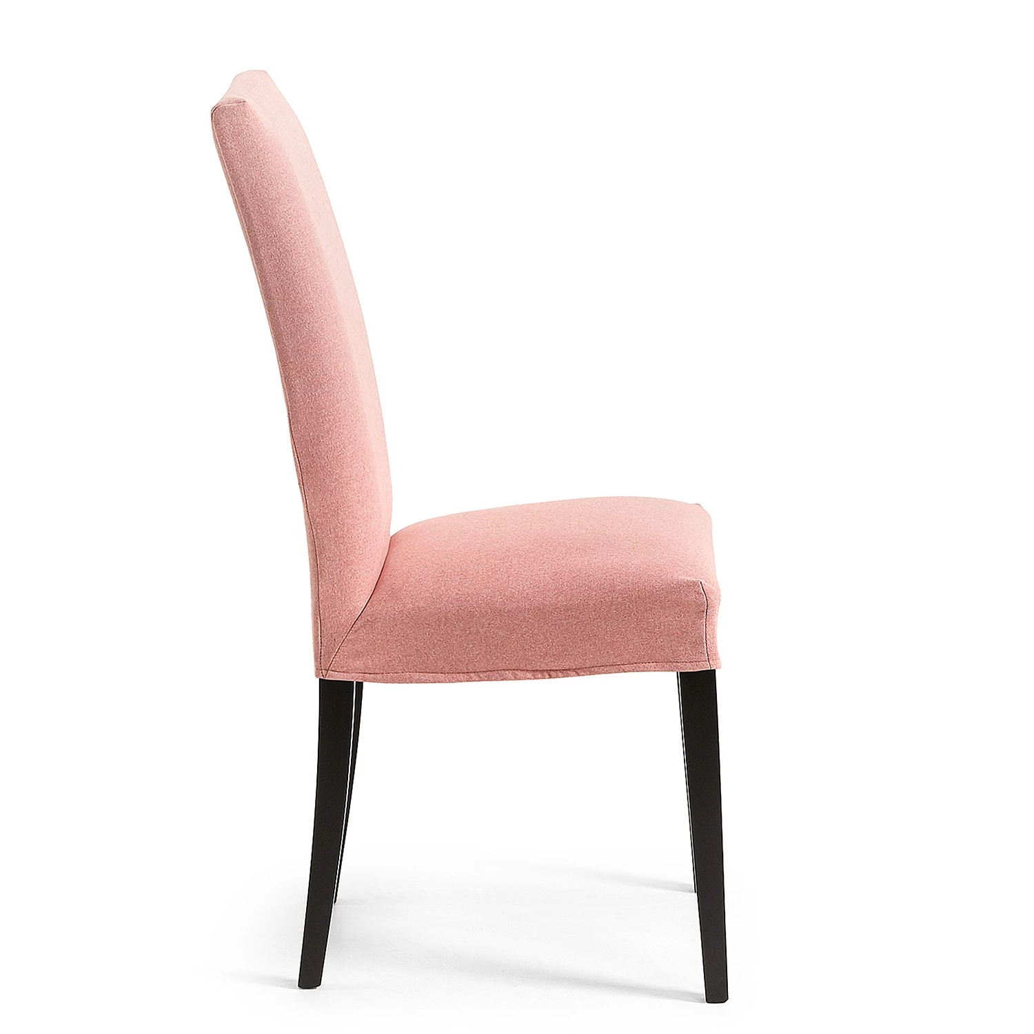 Ars Natura Chaise capitonnée Ellerby III (lot de 2) - Tissu / Hêtre massif - Noir - Abricot 2 Ars Natura Chaise capitonnée Ellerby III (lot de 2) - Tissu / Hêtre massif - Noir - Abricot – Image 2