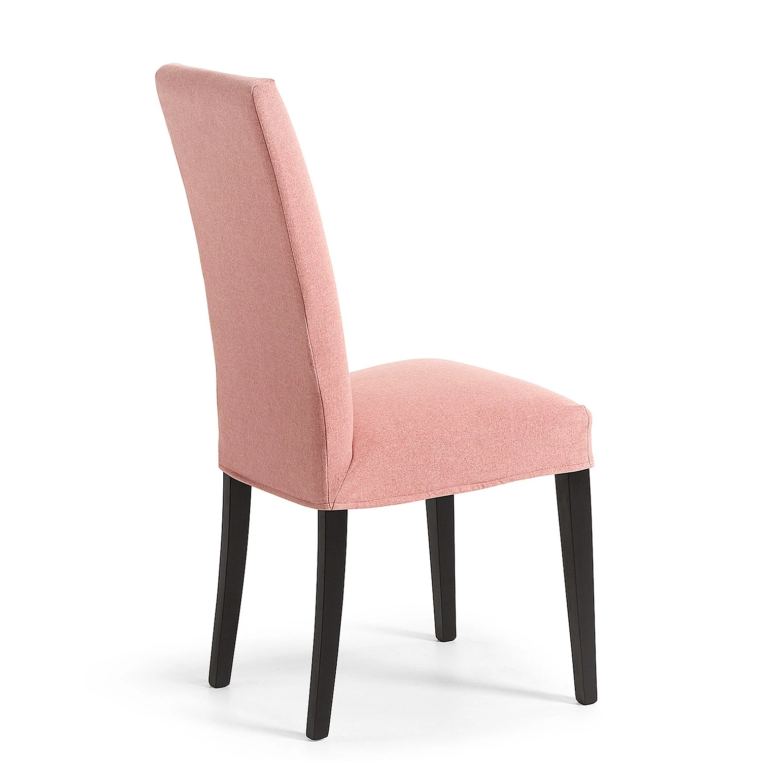 Ars Natura Chaise capitonnée Ellerby III (lot de 2) - Tissu / Hêtre massif - Noir - Abricot 3 Ars Natura Chaise capitonnée Ellerby III (lot de 2) - Tissu / Hêtre massif - Noir - Abricot – Image 3