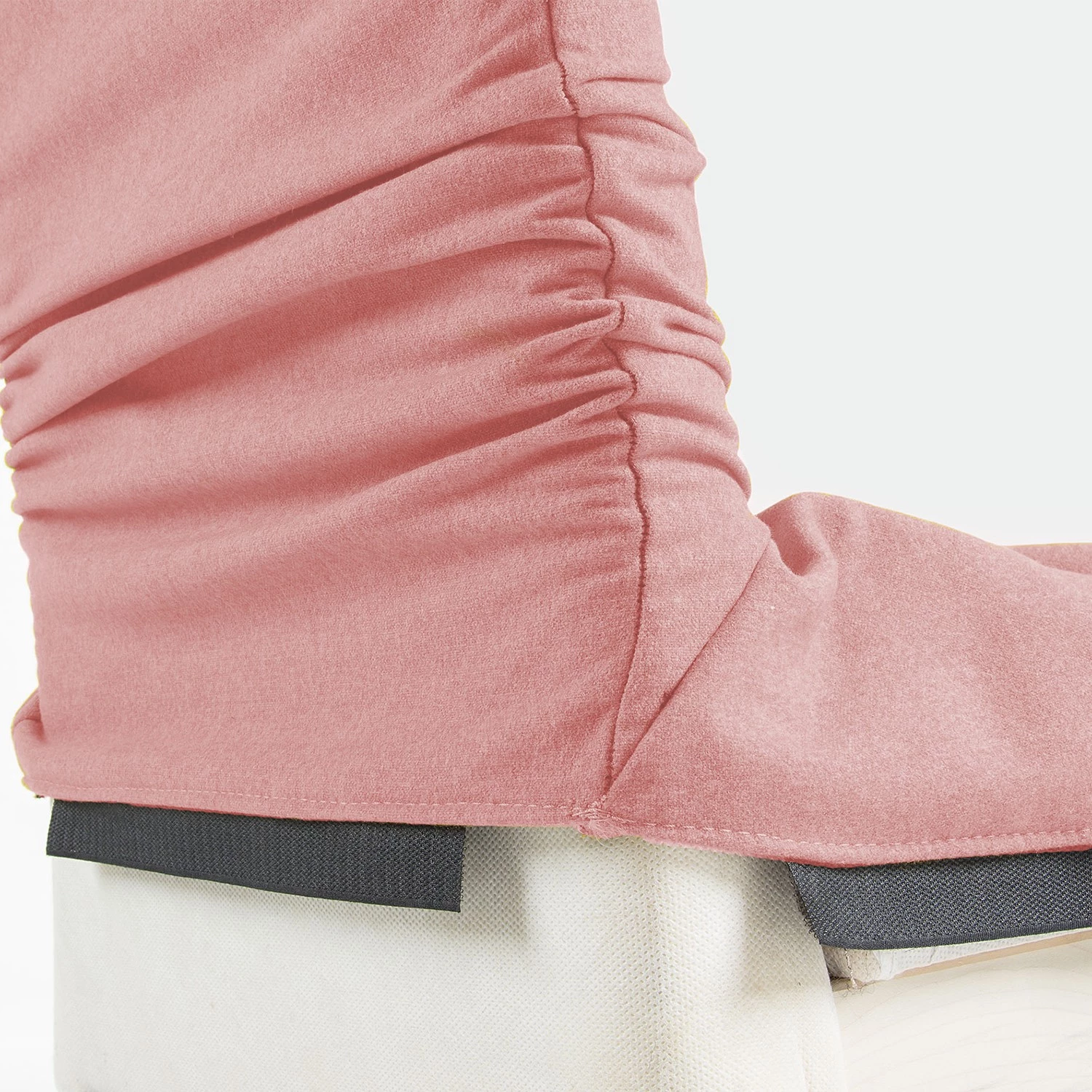 Ars Natura Chaise capitonnée Ellerby III (lot de 2) - Tissu / Hêtre massif - Noir - Abricot 6 Ars Natura Chaise capitonnée Ellerby III (lot de 2) - Tissu / Hêtre massif - Noir - Abricot – Image 6