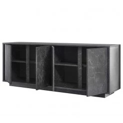 LC Spa Enfilade Carrara - Imitation marbre anthracite -Meubles de salle à manger Soldes Magasin 1000216292 200630 09124400041 DETAILS P000000001000216292