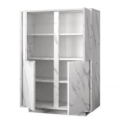 LC Spa Buffet haut Carrara - Imitation marbre blanc 11 LC Spa Buffet haut Carrara - Imitation marbre blanc -Meubles de salle à manger Soldes Magasin 1000216296 200630 09125300060 DETAILS P000000001000216296