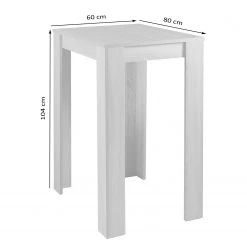 Loftscape Table haute Nordman - Imitation bois recyclé -Meubles de salle à manger Soldes Magasin 1000216611 200716 06373800016 SKETCH DETAILS P000000001000216611 sketch