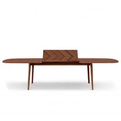 Studio Copenhagen Table Baho - (extensible) - Placage noyer véritable -Meubles de salle à manger Soldes Magasin 1000216664 200820 06181700227 DETAILS P000000001000216664