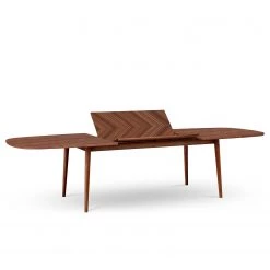 Studio Copenhagen Table Baho - (extensible) - Placage noyer véritable -Meubles de salle à manger Soldes Magasin 1000216664 200820 06181700228 DETAILS P000000001000216664