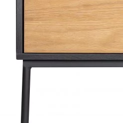 Studio Copenhagen Étagère Xavi - Placage en bois véritable / Métal - Chêne / Chêne noir -Meubles de salle à manger Soldes Magasin 1000218026 220107 12570100090 DETAILS P000000001000218026