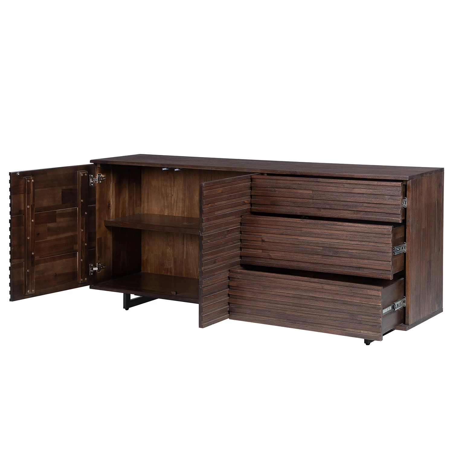 Studio Copenhagen Buffet Kirley I - Acacia massif - Acacia foncé 5 Studio Copenhagen Buffet Kirley I - Acacia massif - Acacia foncé – Image 5