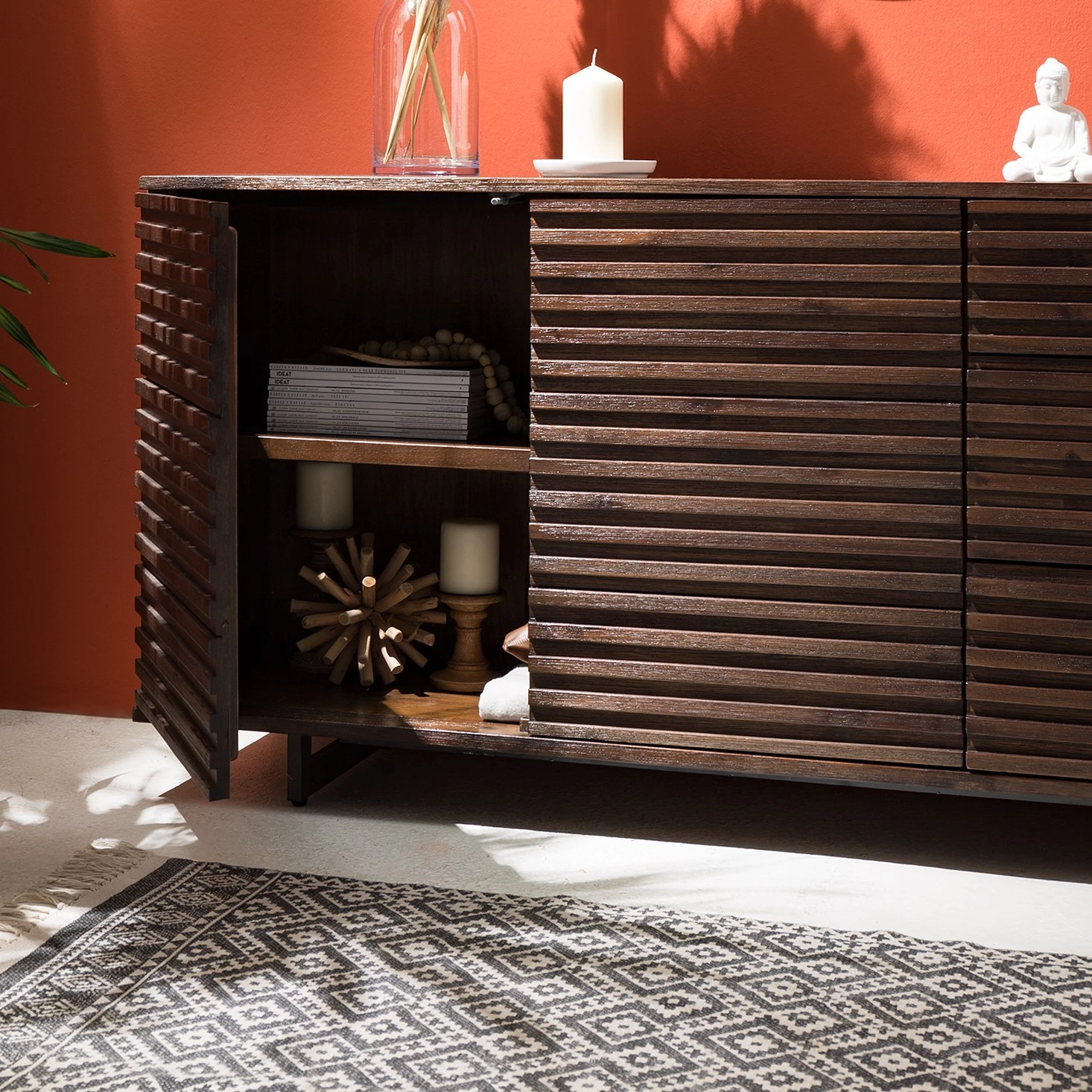 Studio Copenhagen Buffet Kirley I - Acacia massif - Acacia foncé 8 Studio Copenhagen Buffet Kirley I - Acacia massif - Acacia foncé – Image 8