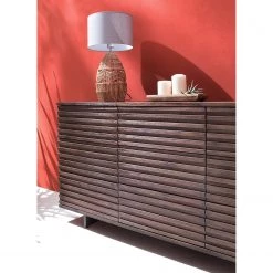 Studio Copenhagen Buffet Kirley II - Acacia massif - Acacia foncé -Meubles de salle à manger Soldes Magasin 1000218073 210420 08101200014 DETAILS P000000001000218073