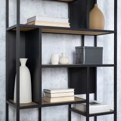 Studio Copenhagen Étagère Flox II - Placage en bois véritable / Métal -Chêne / Noir 25 Studio Copenhagen Étagère Flox II - Placage en bois véritable / Métal -Chêne / Noir -Meubles de salle à manger Soldes Magasin 1000218118 211020 14272100042 DETAILS P000000001000218118