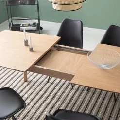 Mørteens Table Hanck - Partiellement en chêne massif - Chêne -Meubles de salle à manger Soldes Magasin 1000218286 210420 14184100018 DETAILS P000000001000218286