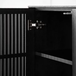 Studio Copenhagen Buffet haut Dowland - Placage en bois véritable - Chêne / Noir -Meubles de salle à manger Soldes Magasin 1000218356 210303 06480300009 DETAILS P000000001000218356