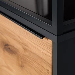 Red Living Armoire Barview II - Placage en chêne - Chêne / Anthracite -Meubles de salle à manger Soldes Magasin 1000218359 210325 11334900007 DETAILS P000000001000218359