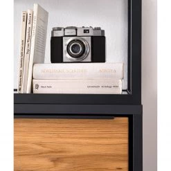 Red Living Armoire Barview II - Placage en chêne - Chêne / Anthracite -Meubles de salle à manger Soldes Magasin 1000218359 210413 12575300005 DETAILS P000000001000218359