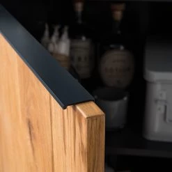 Red Living Armoire Barview I - Placage en chêne - Chêne / Anthracite -Meubles de salle à manger Soldes Magasin 1000218361 210413 12581400020 DETAILS P000000001000218361